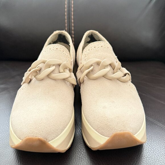 Dolce Vita Beige Platform Loafers - Picture 5 of 9
